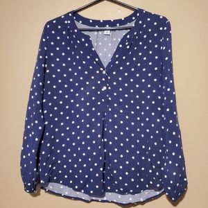 Blue and white blouse 2/15